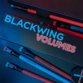 Blackwing Volume 6 pencils, red and blue